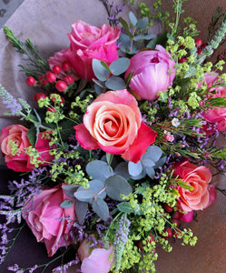 Boeket Moederdag - rozen & pioenen